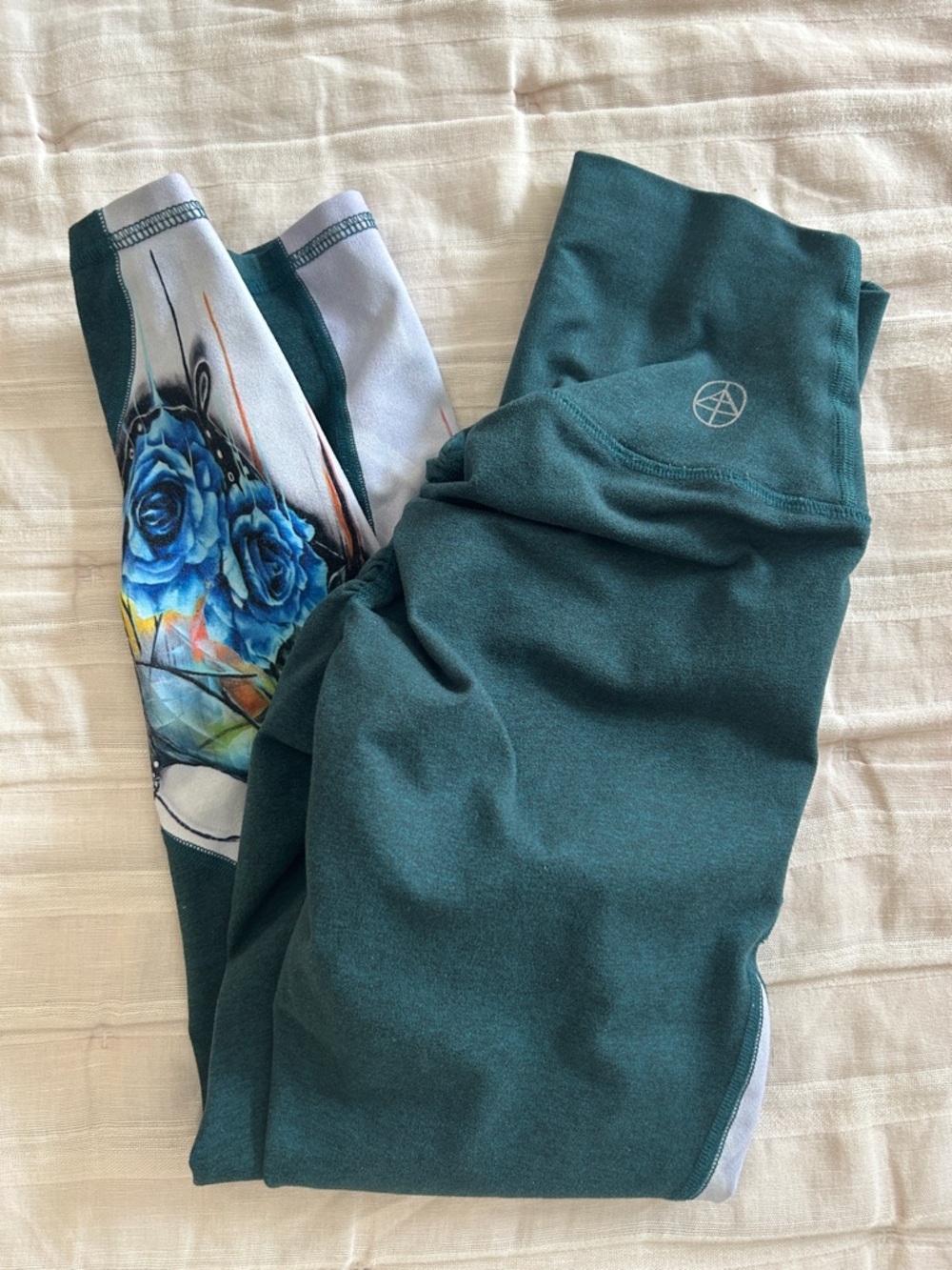 Yogavated XS Buttterfly Art Yoga Pants